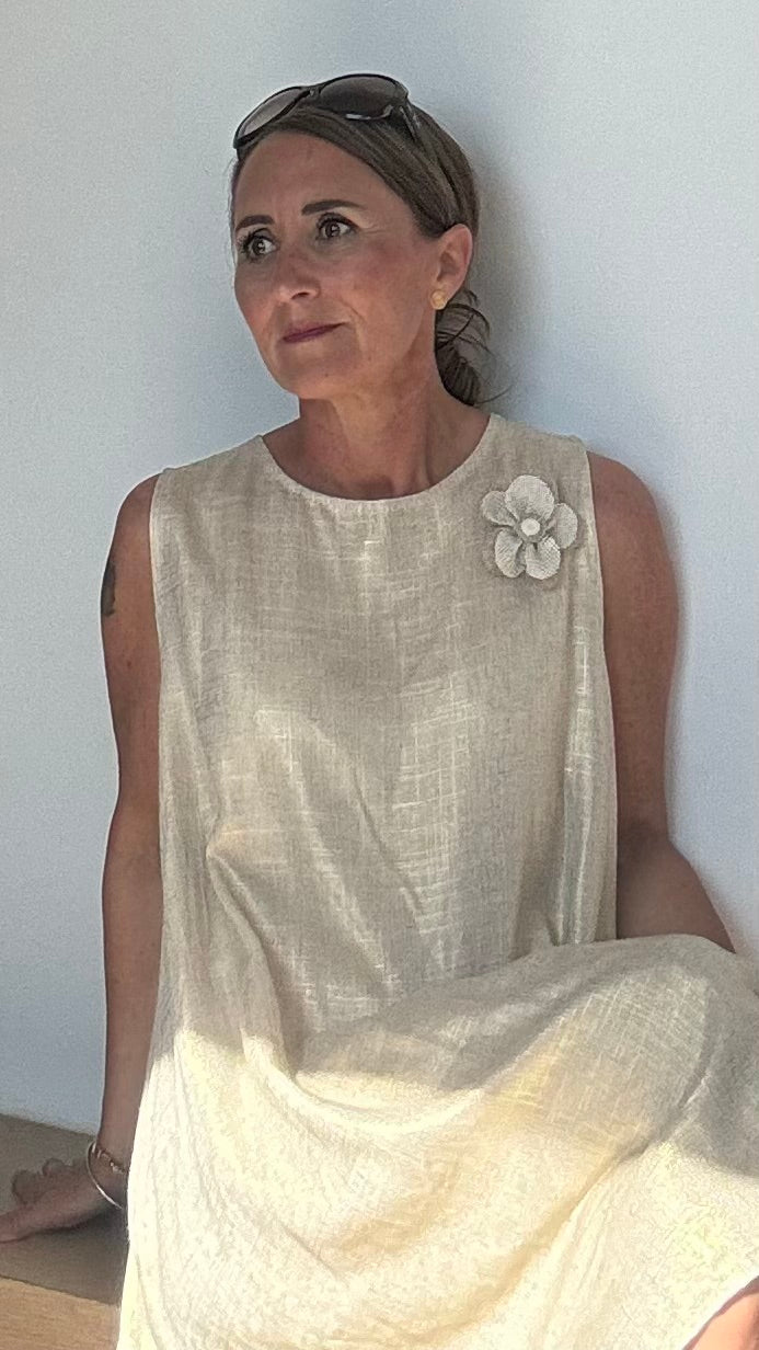 Golden Glow Kleid – Sommerliche Eleganz in edlem Gold