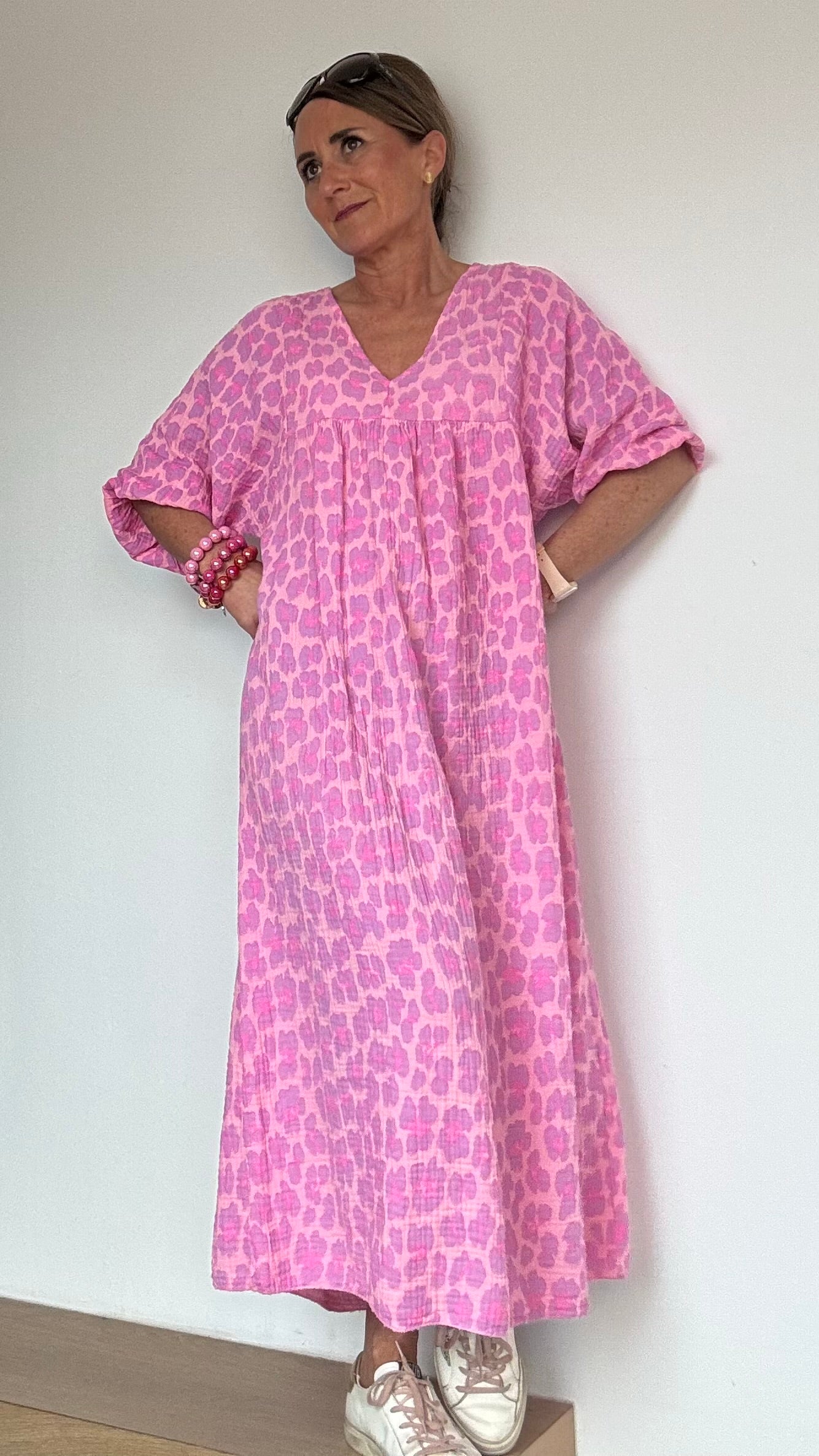 Musselin Kleid "Sunset Breeze" – Sommerliche Leichtigkeit