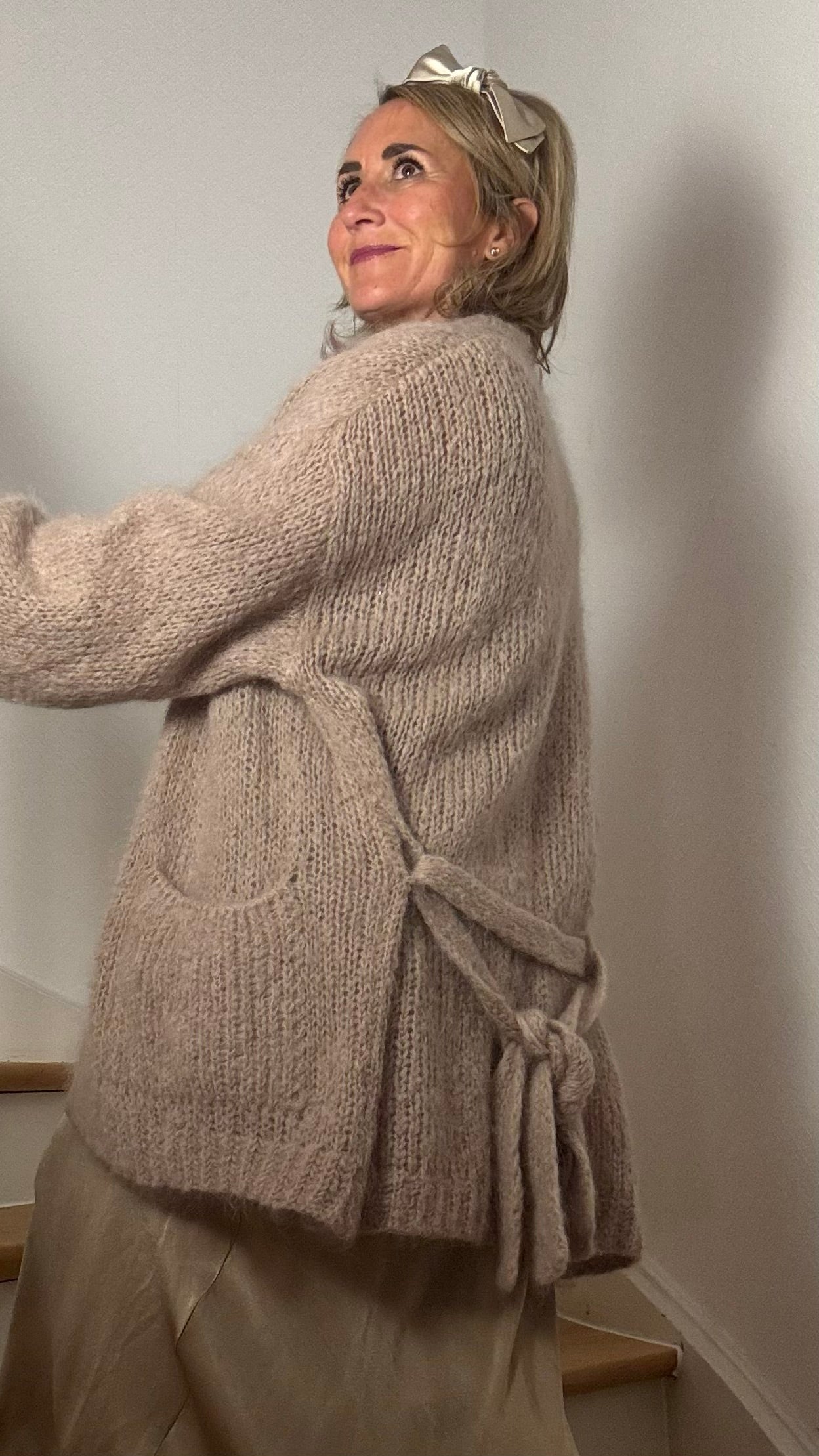 Cozy Wrap Cardigan – Mohair Layering für entspannte Looks