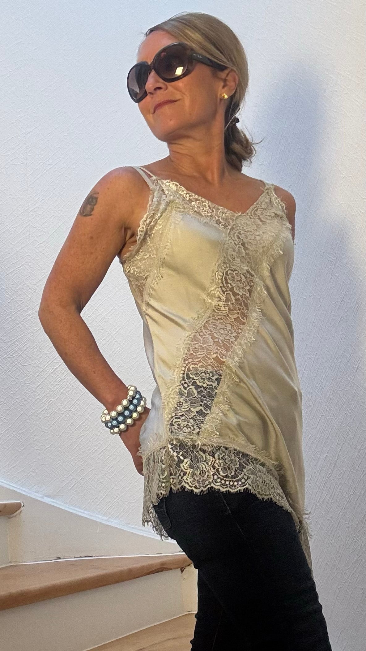 Soft Lace Layer Top