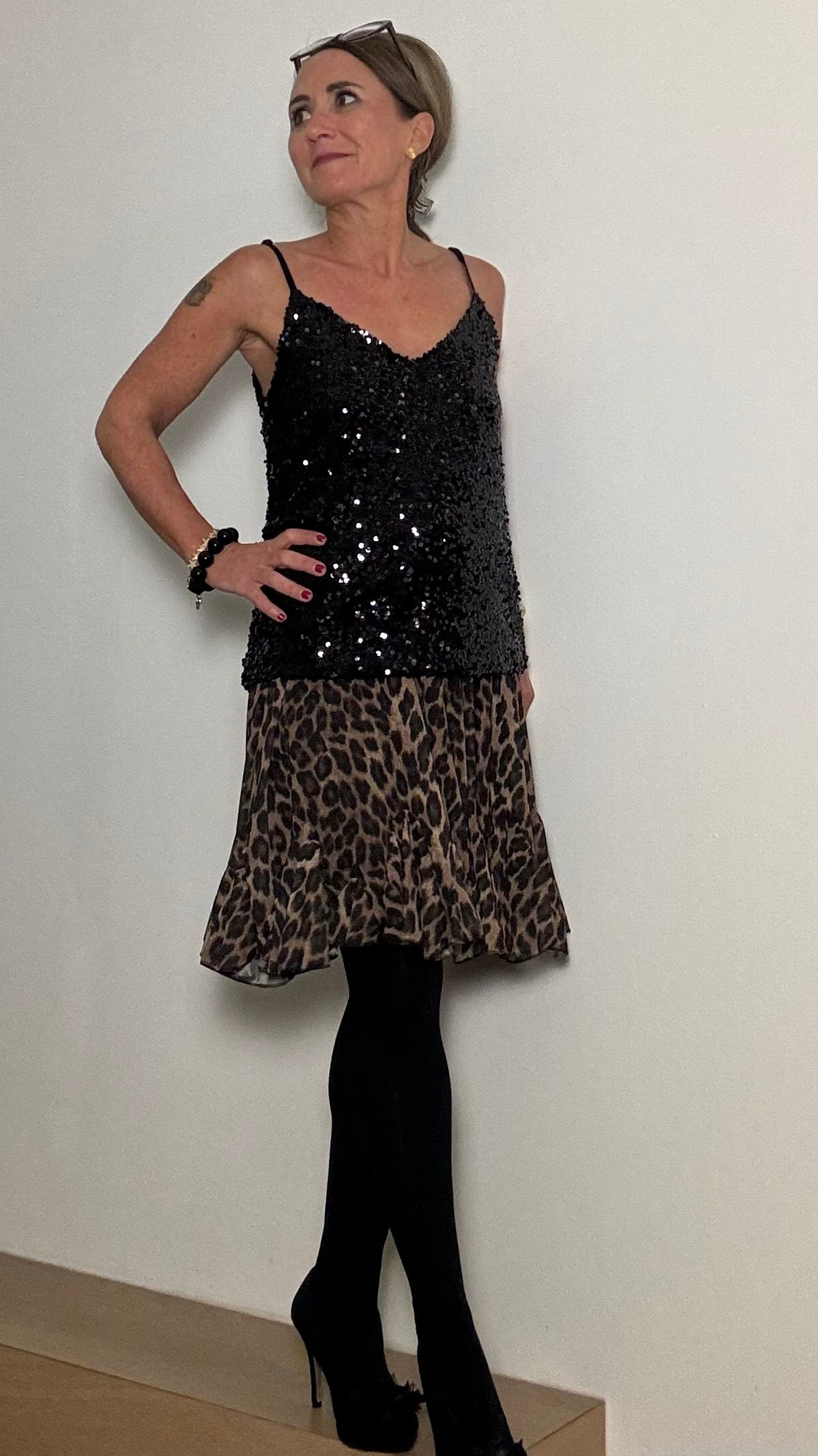 Glanz & Glamour: Sparkling Nights Pailletten-Top