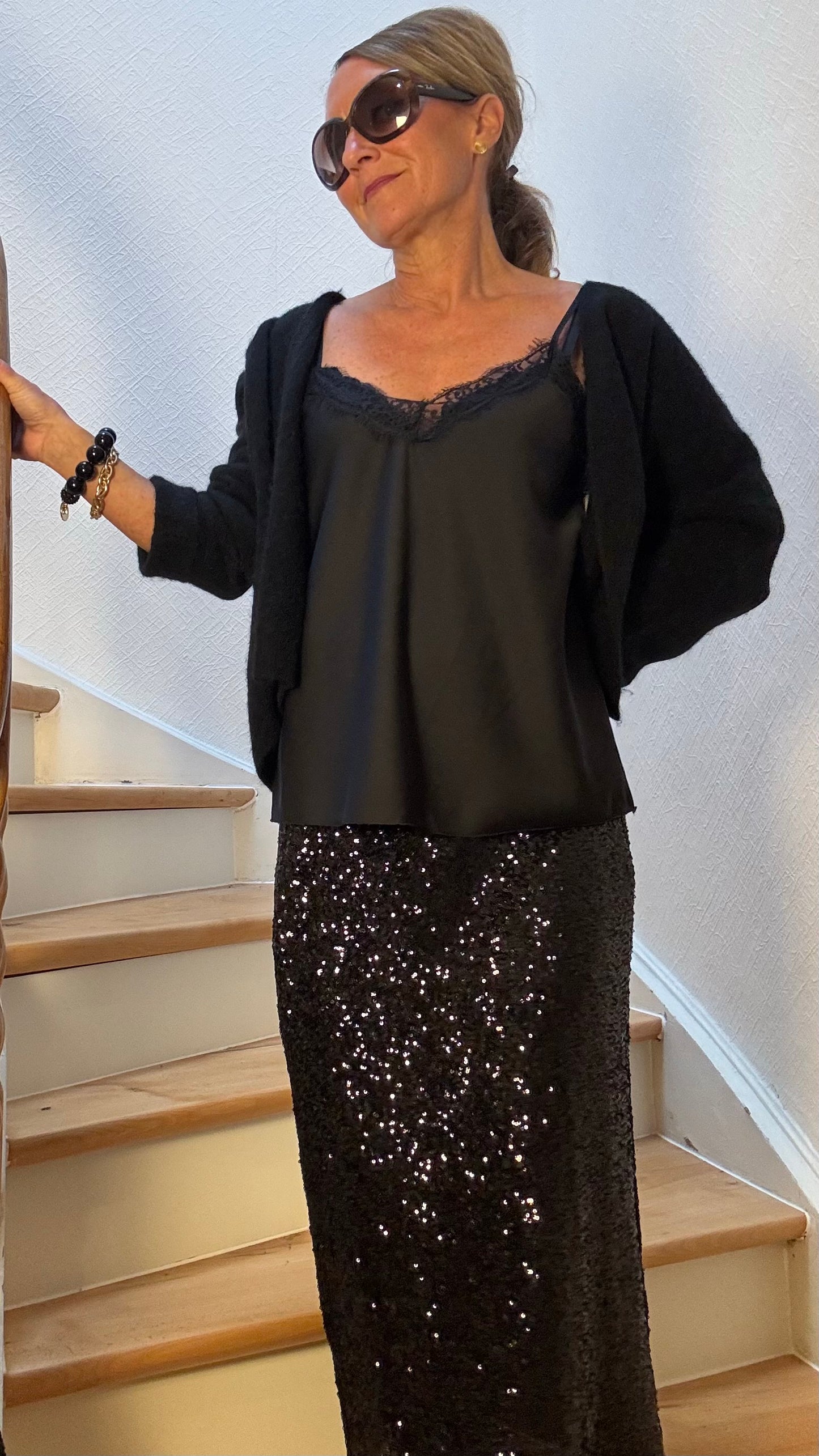 Midnight Glow Paillettenrock – Eleganz mit Funkel-Faktor