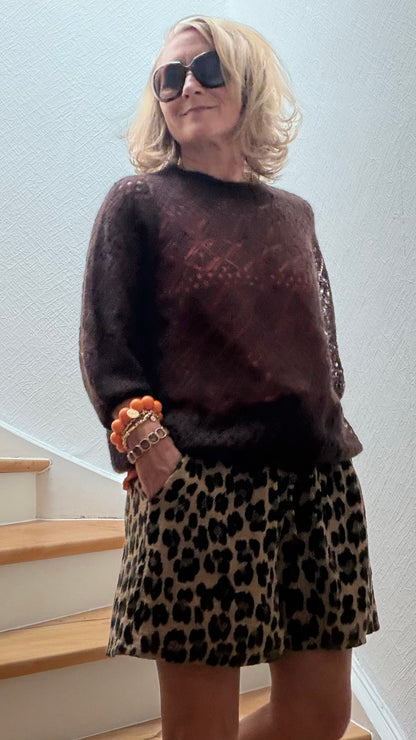 Soft Whisper Knit - federleichter Lochmusterpulli