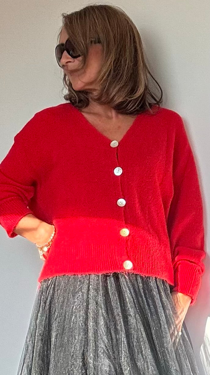 Vivid Elegance Cardigan – Farbiger Stil für jede Garderobe, verschiedene Farben