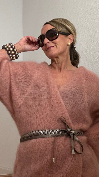 Fluffy Dream Cardigan – Cozy Luxus aus Kid Mohair