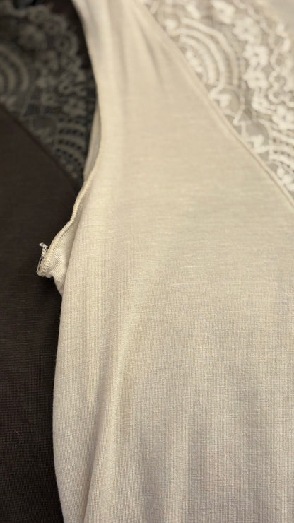 Basic Top „Soft Lace“ – Kaschmirblend