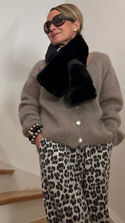 Kid-Mohair Cardigan - Classic Soft Knit