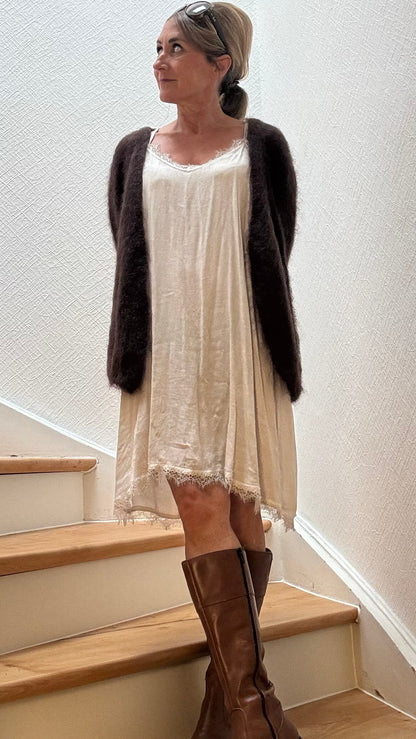 Layer & Lace Slip Dress
