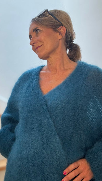 Fluffy Dream Cardigan – Cozy Luxus aus Kid Mohair