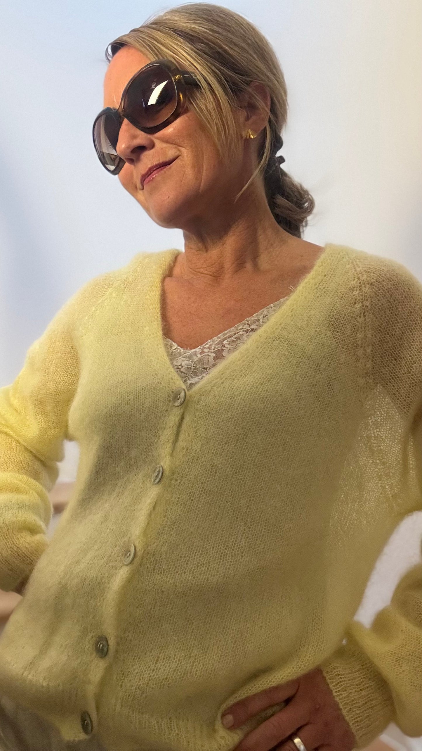 Light Line Cardigan – Kid Mohair