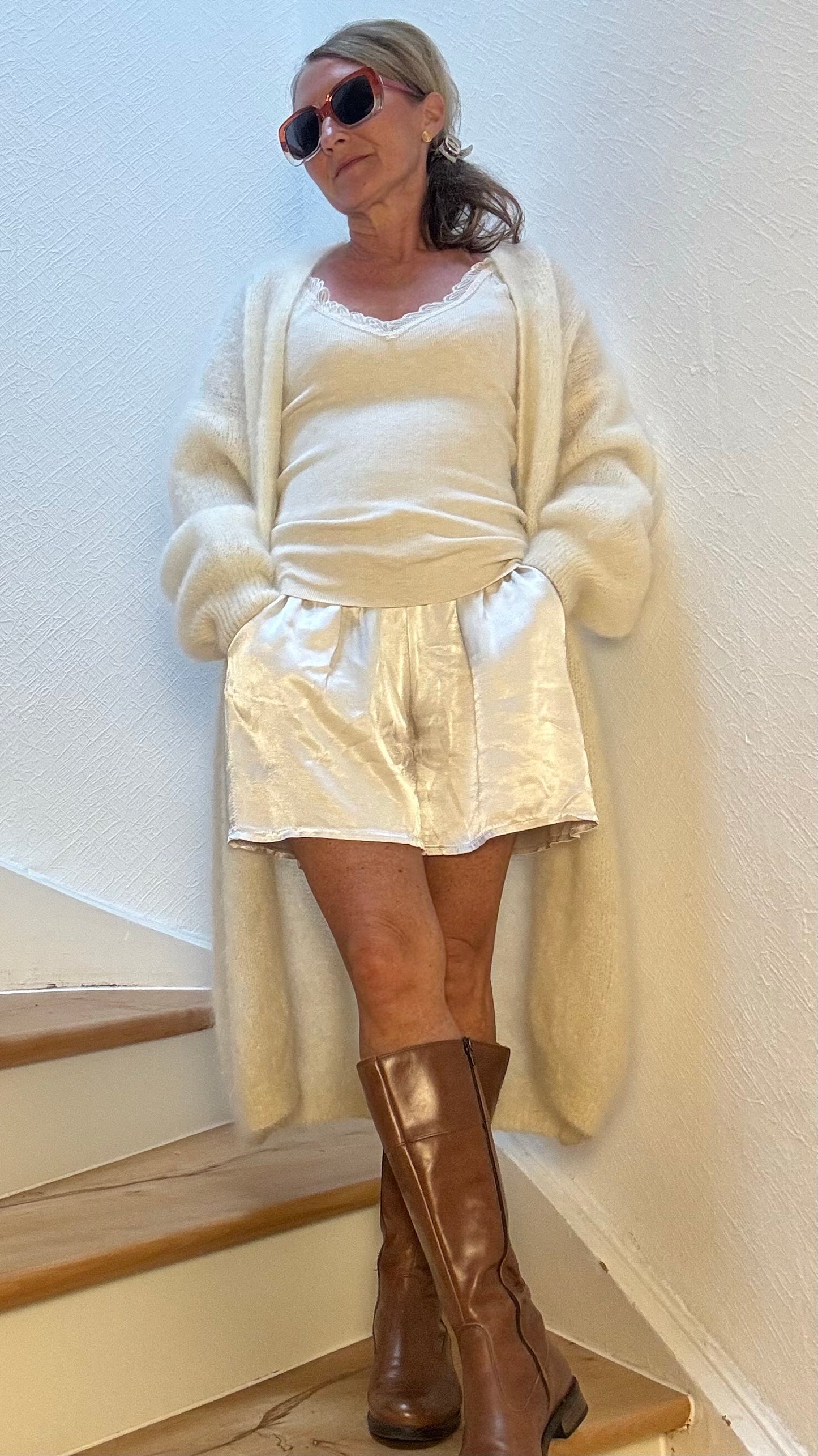 Eisweiß Chic Shorts - Coolness für den Spätsommer