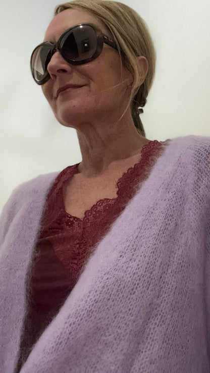 Fluffy Dream Cardigan – Spring | Cozy Luxus aus Kid Mohair
