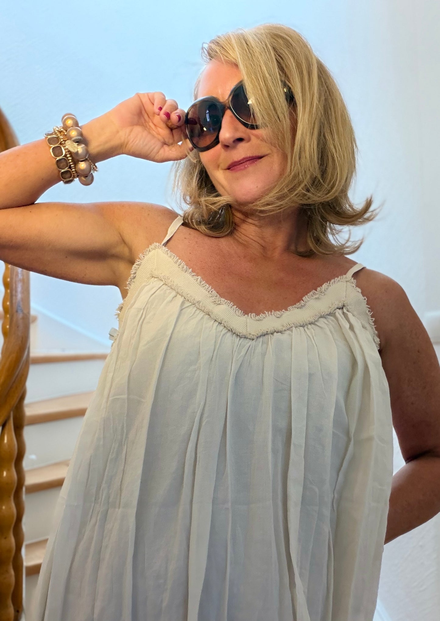 Luftiges Sommerkleid aus Baumwolle
