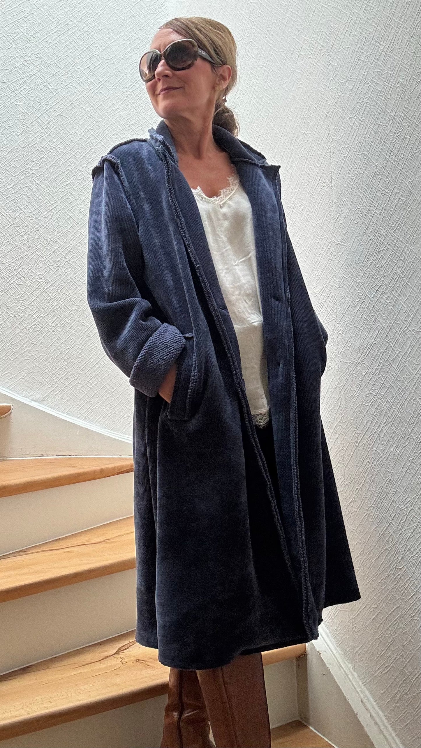 Cozy Chic Mantel – Niki-Cord trifft lässige Eleganz