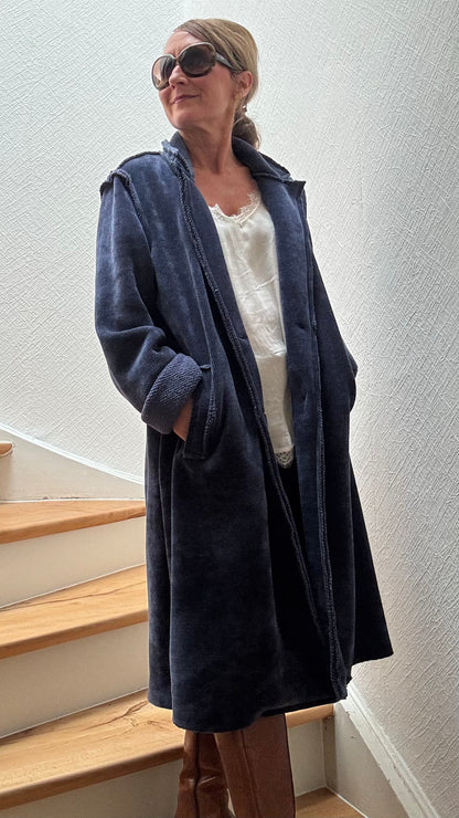 Cozy Chic Mantel – Niki-Cord trifft lässige Eleganz