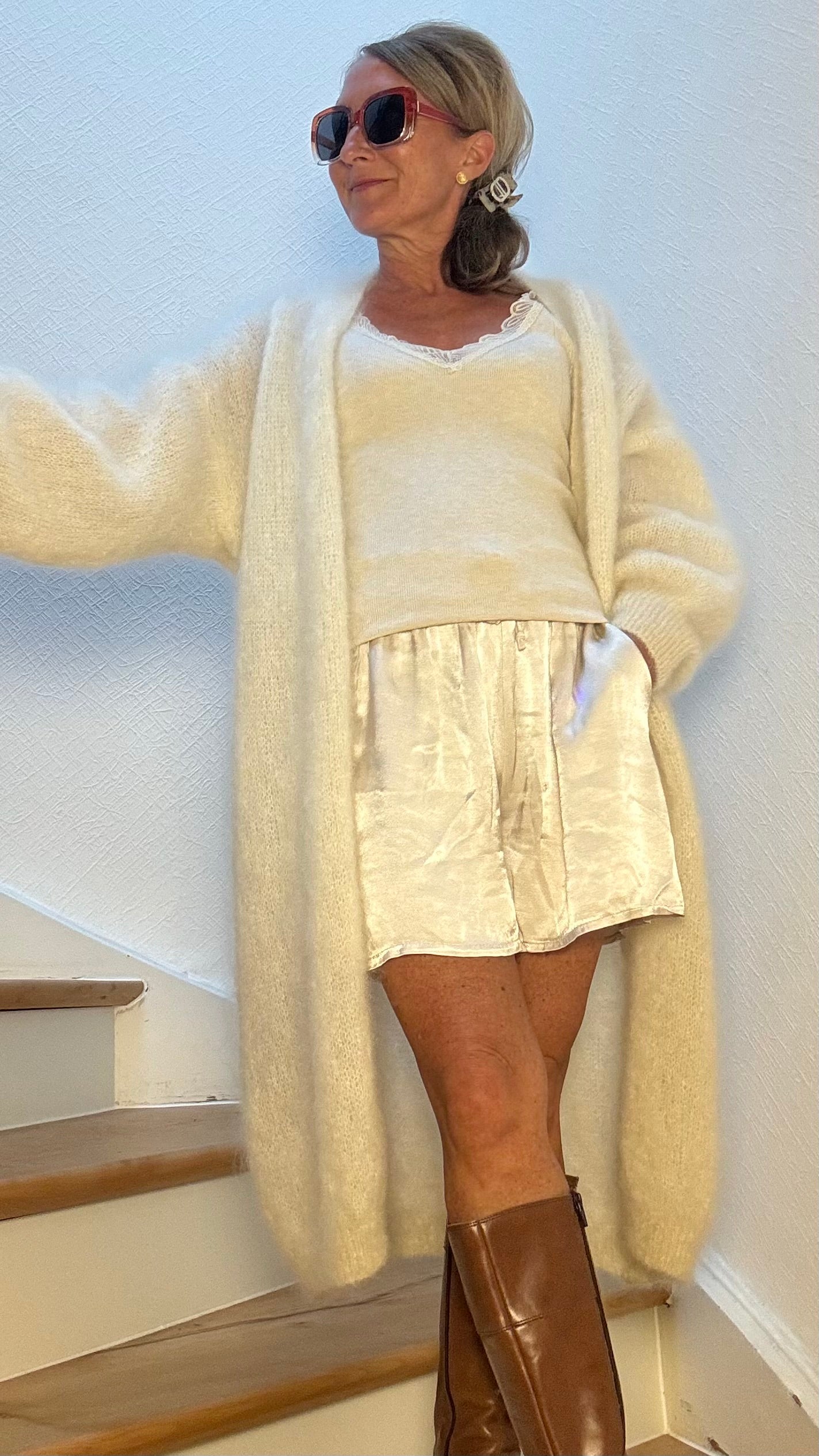 Eisweiß Chic Shorts - Coolness für den Spätsommer