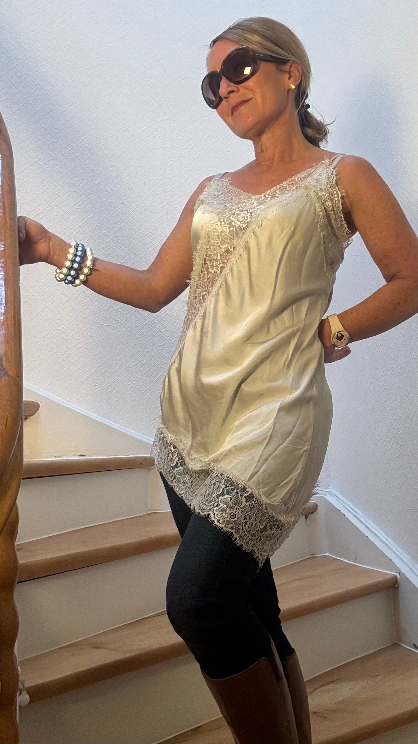 Soft Lace Layer Top