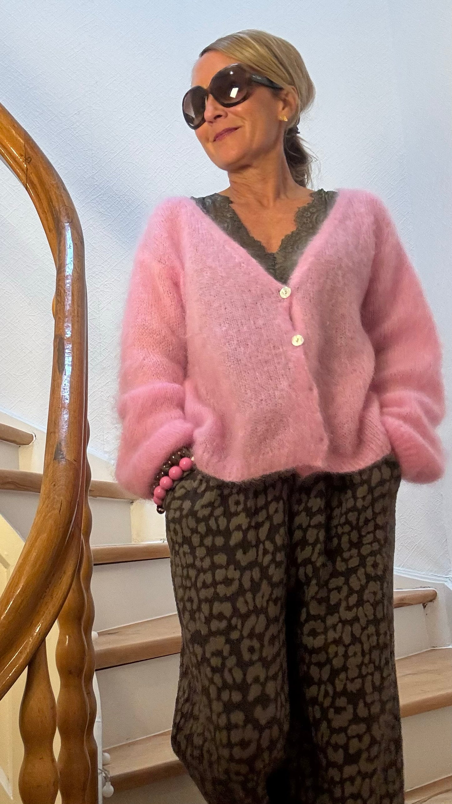 Kid-Mohair Cardigan - Classic Soft Knit I SPRING