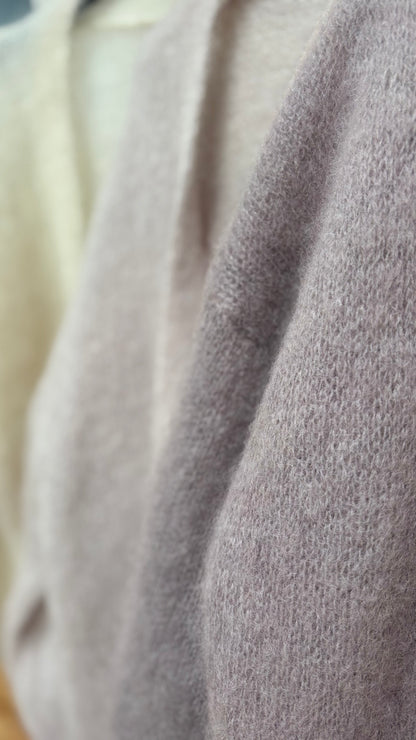Ethereal Long Cardigan - Luxus aus Kid-Mohair